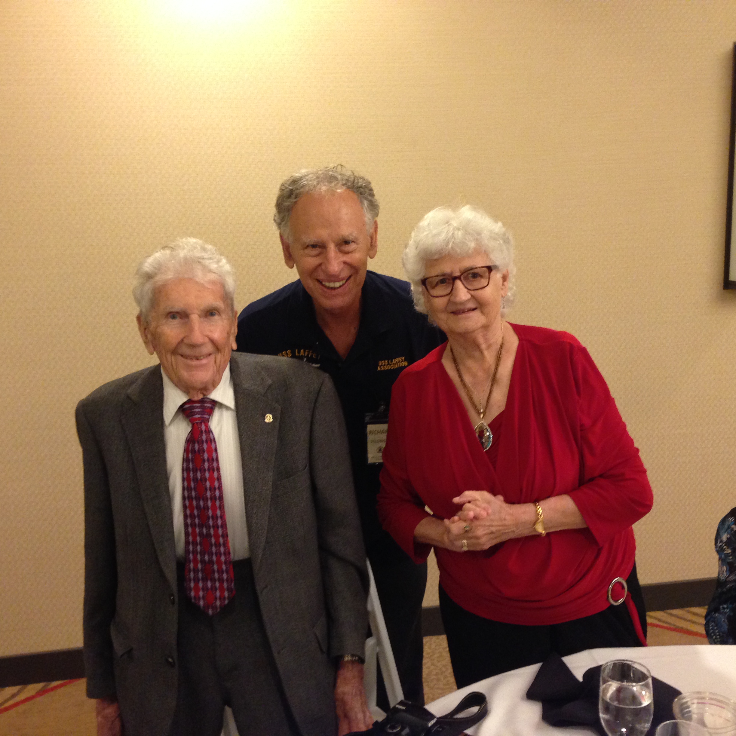 Bob and Betty Logsdon with Richard Felsinger