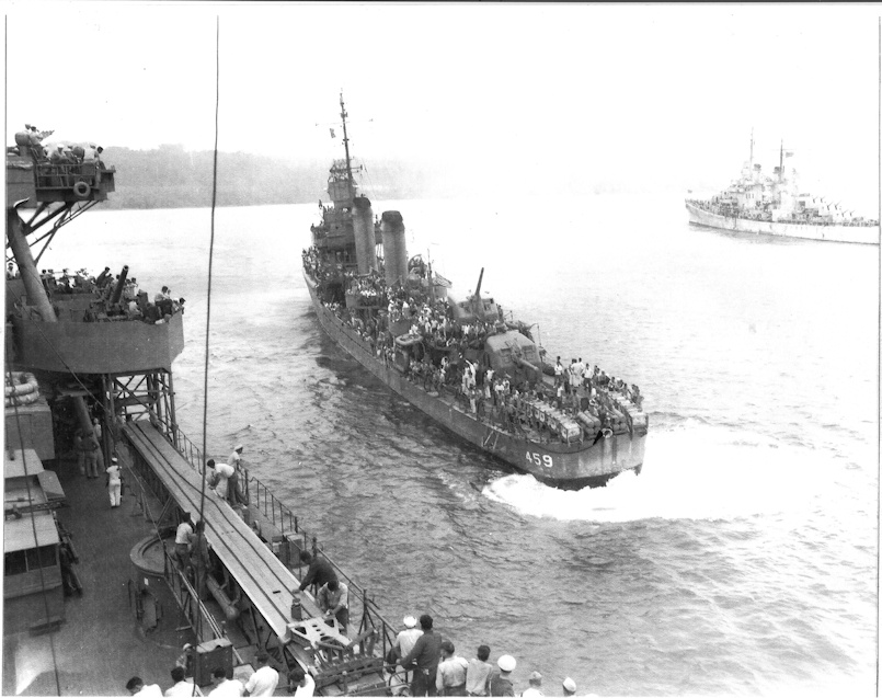 DD 459 in the Pacific Theatre
