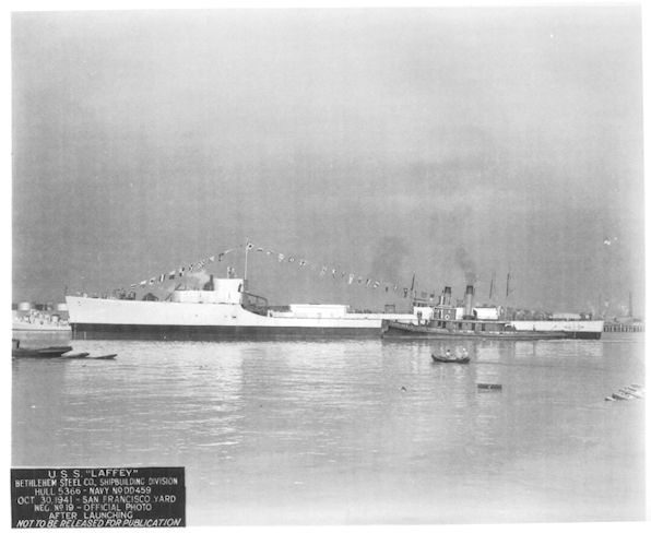 DD 459 Launching